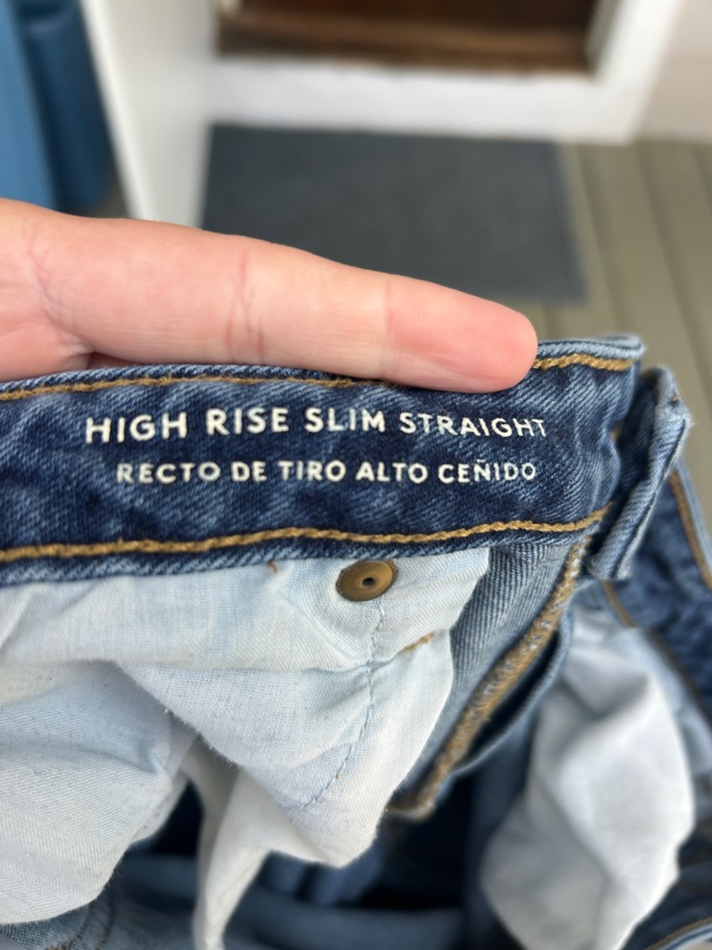 Universal Thread High Rise Slim-Straight Jeans - Picture 3 of 4